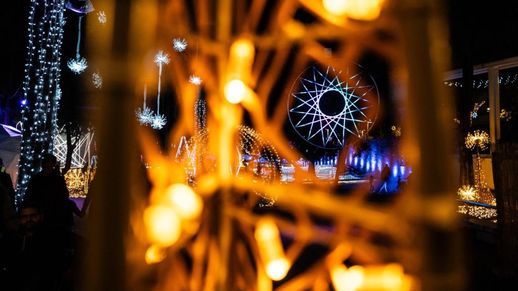 Decoració del nou espectacle nadalenc ‘El Jardí dels Somnis’ a la Torre Lluc