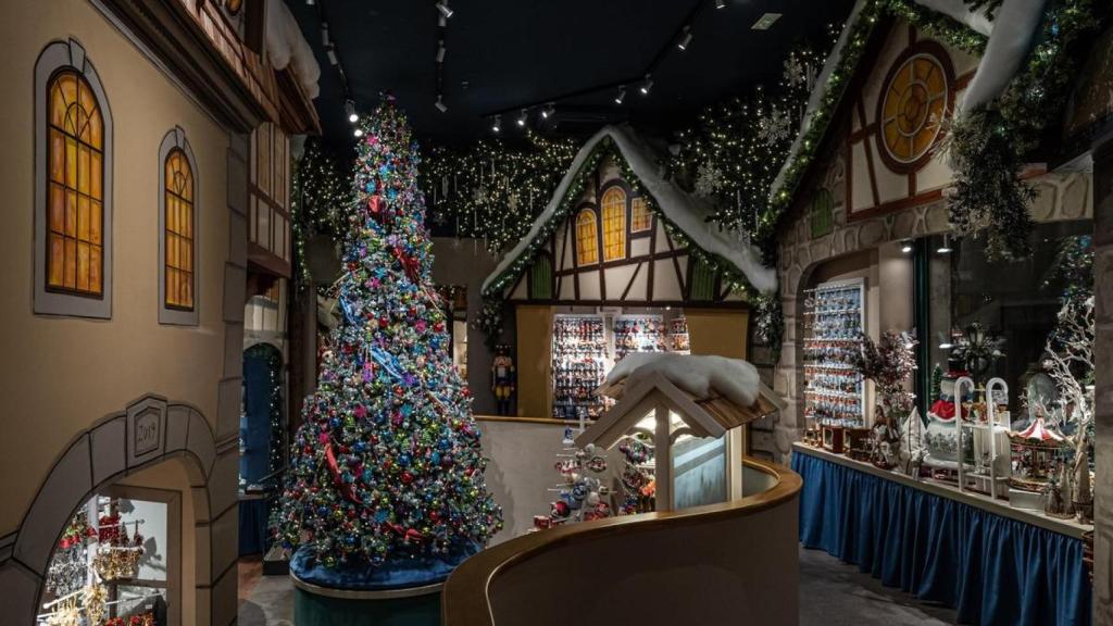 Interior de la tienda Käthe Wohlfahrt de Barcelona