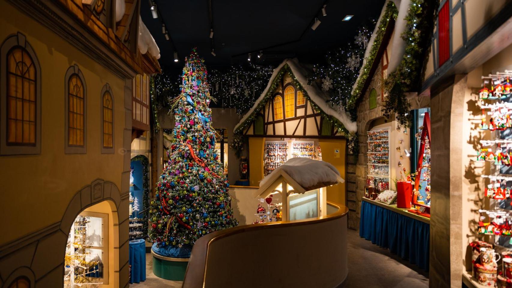 Interior de la tienda Käthe Wohlfahrt de Barcelona