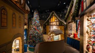 Interior de la tienda Käthe Wohlfahrt de Barcelona