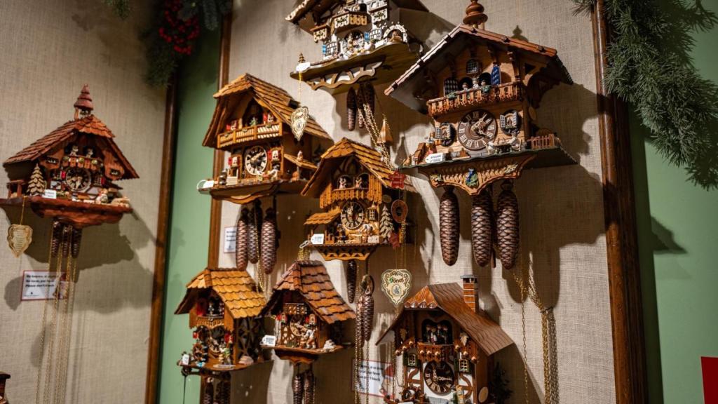 Relojes de pared de la tienda Käthe Wohlfahrt de Barcelona