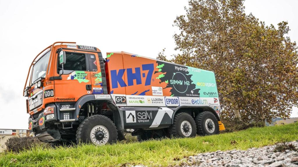 El camión KH7 ECOVERGY del Dakar