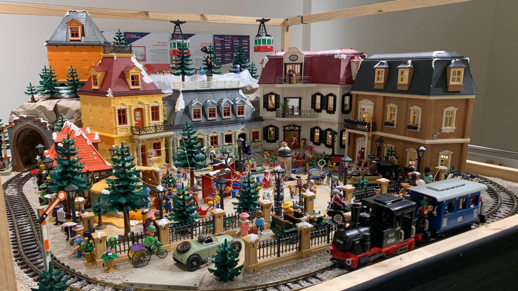 Edición anterior del pesebre de Playmobil de Gavà