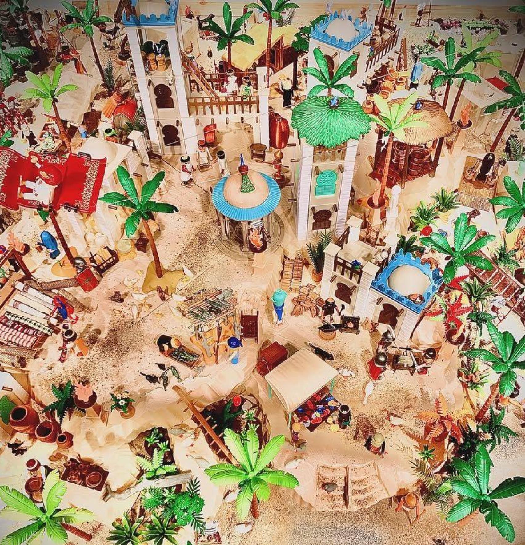 Edición anterior del pesebre de Playmobil de Gavà