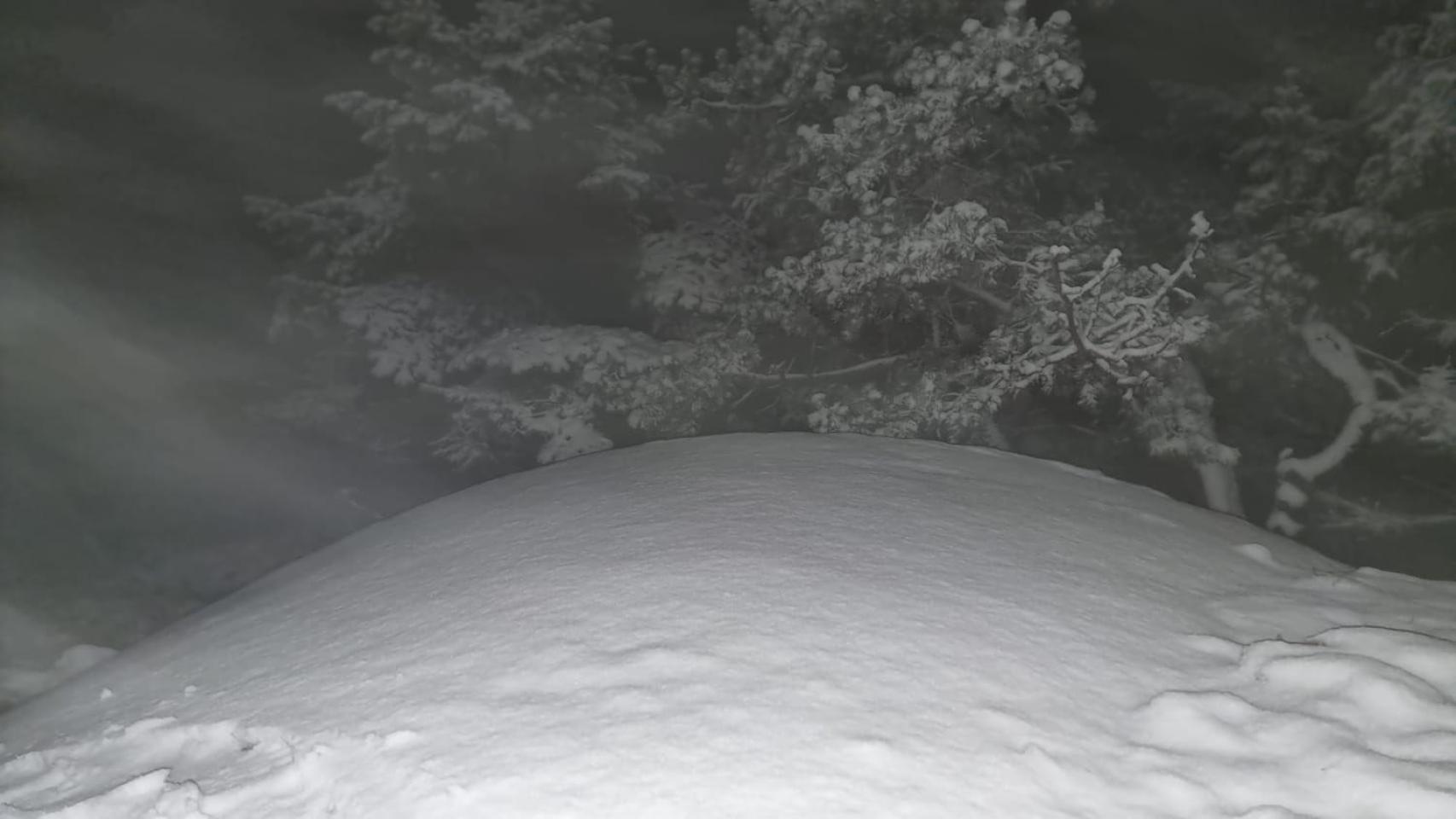 Nieve en la provincia de Barcelona: el Montseny se tiñe de blanco en su primera nevada invernal