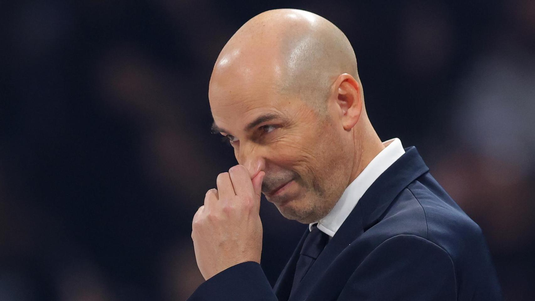 Joan Peñarroya, descontento en el Partizan-Maccabi