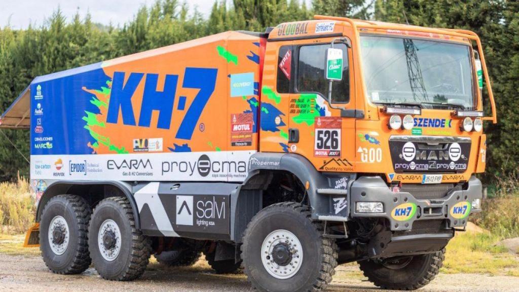 El camión de EVARM para el Dakar