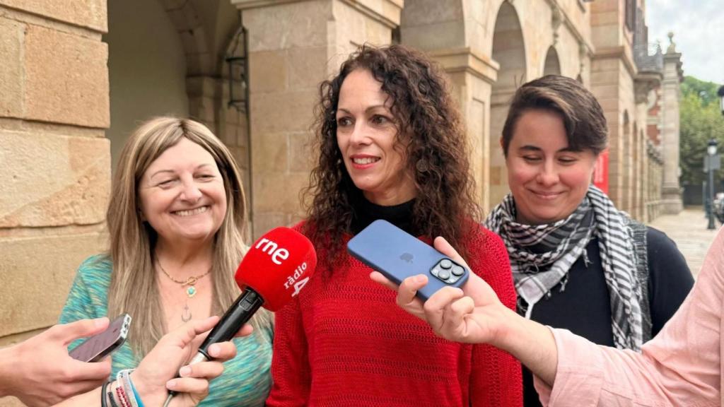 Maria Pozuelo (Podem) en declaracions als mitjans