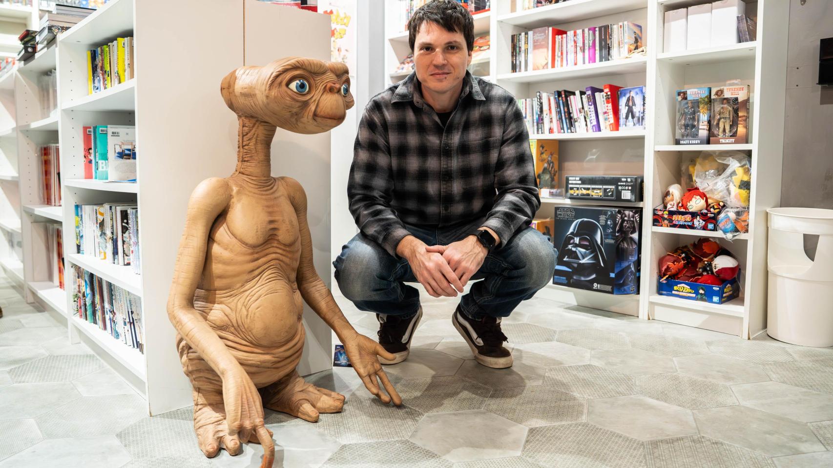 Ignasi Marí, dueño de Comics Barcelona