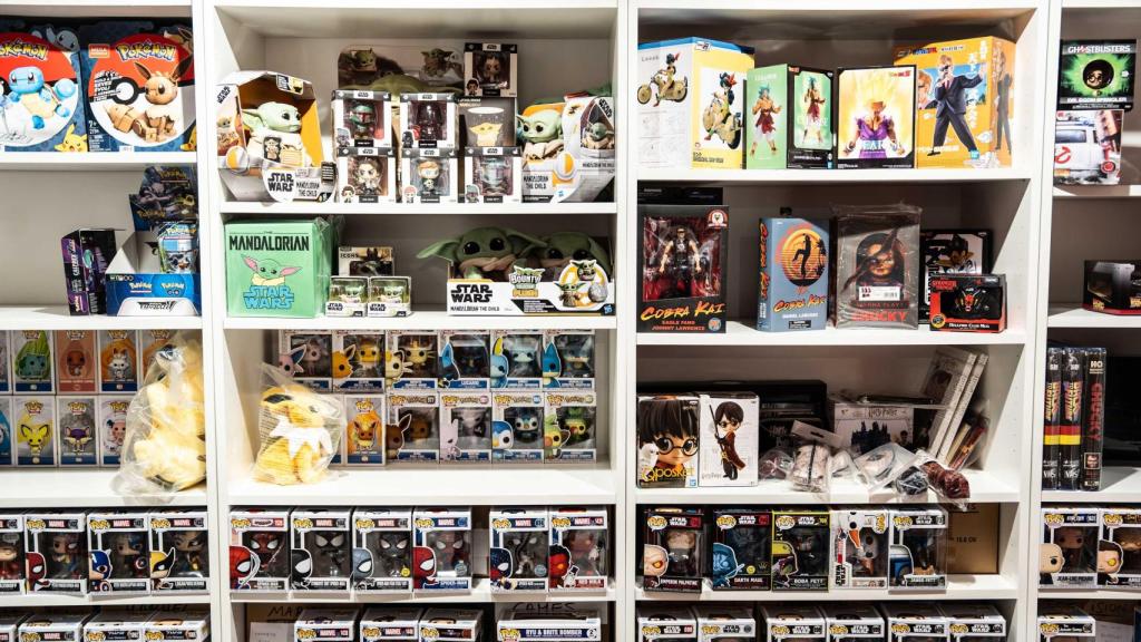 Una sección de Funko en Comics Barcelona