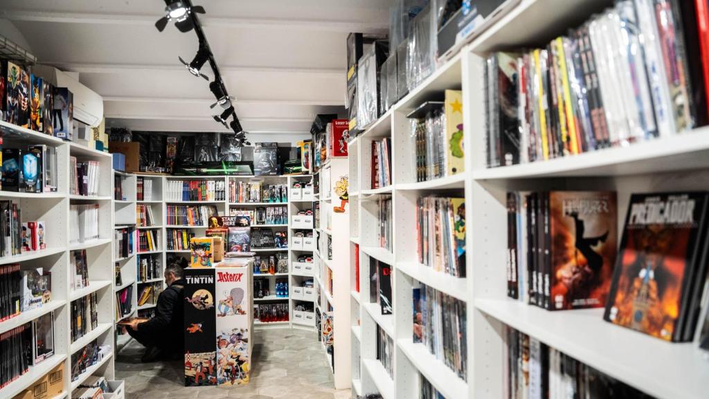 Interior de Comics Barcelona, en la calle Bonavista