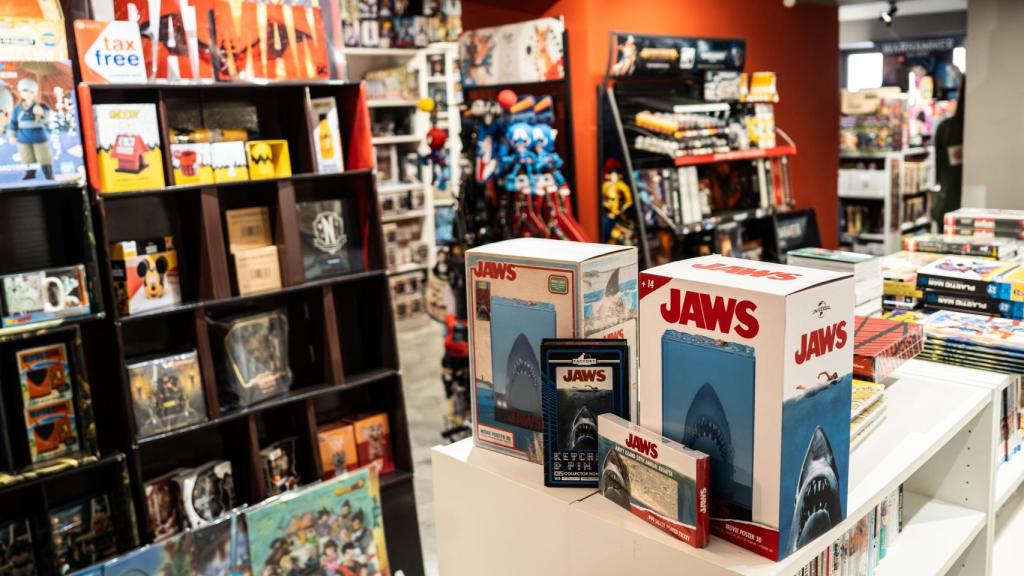 Interior de Comics Barcelona, al carrer Bonavista