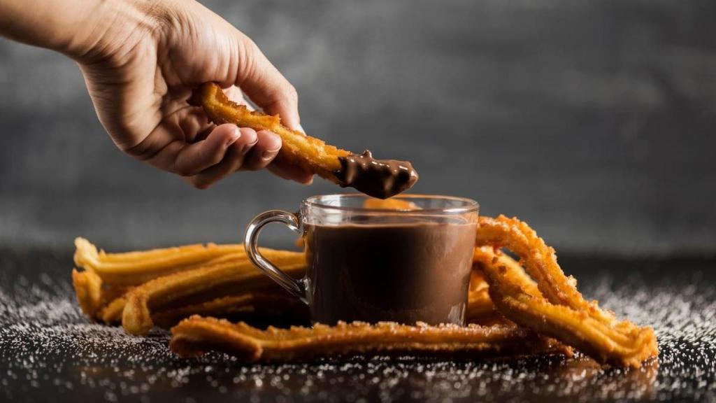 Churros con chocolate