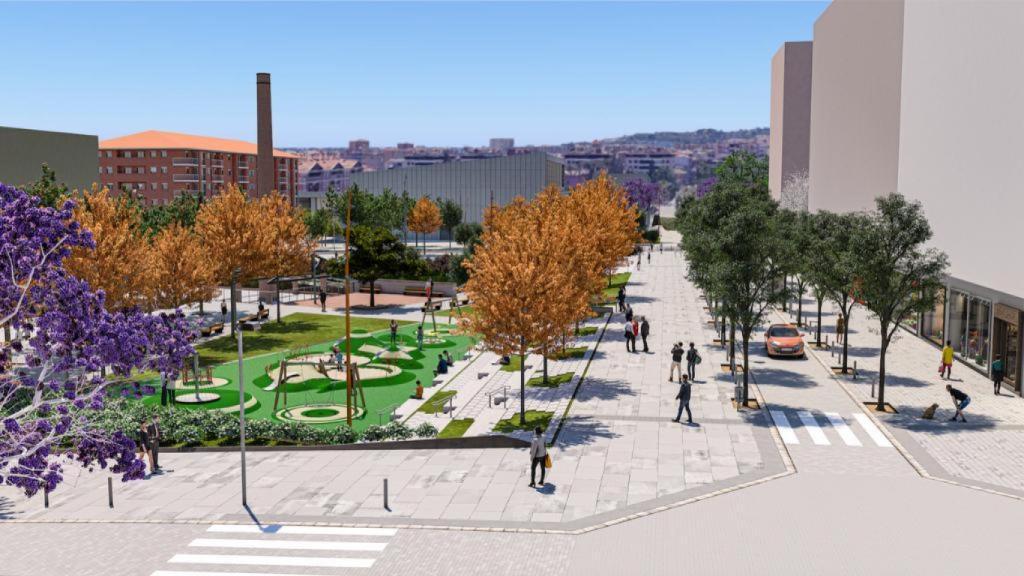Un render del futuro barrio de Llevant de Viladecans