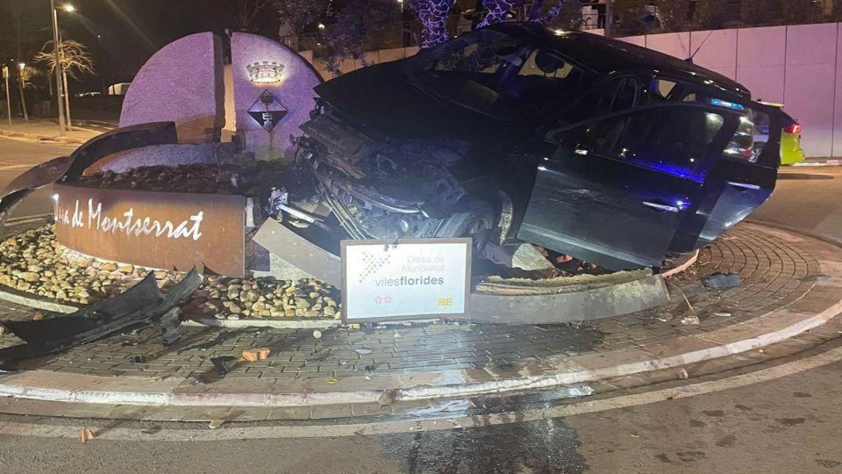 Estado del coche después del accidente
