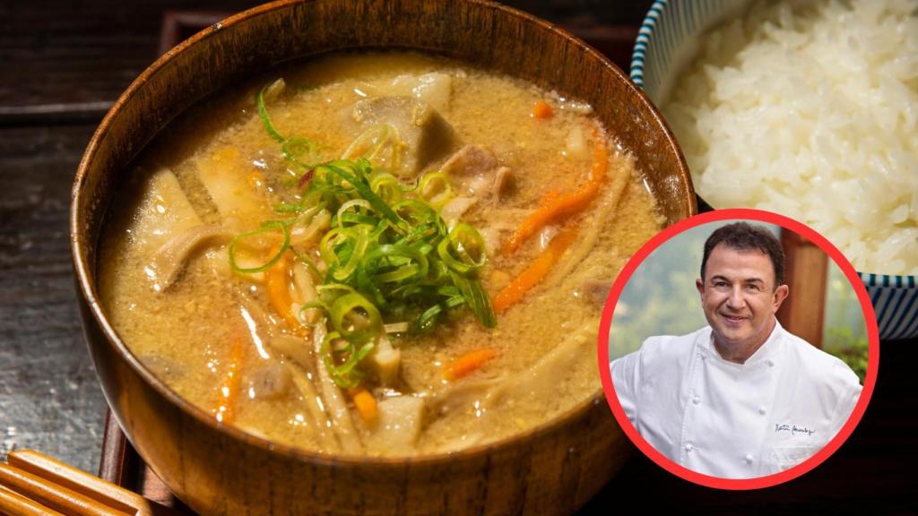 Martin Berasategui y sopa