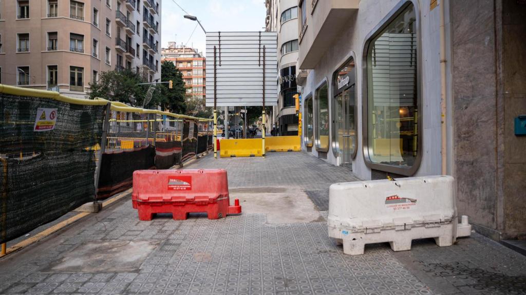 Obres del carrer Muntaner