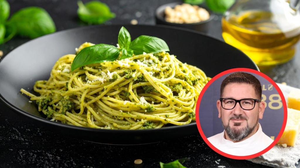 Dani García y pasta al pesto
