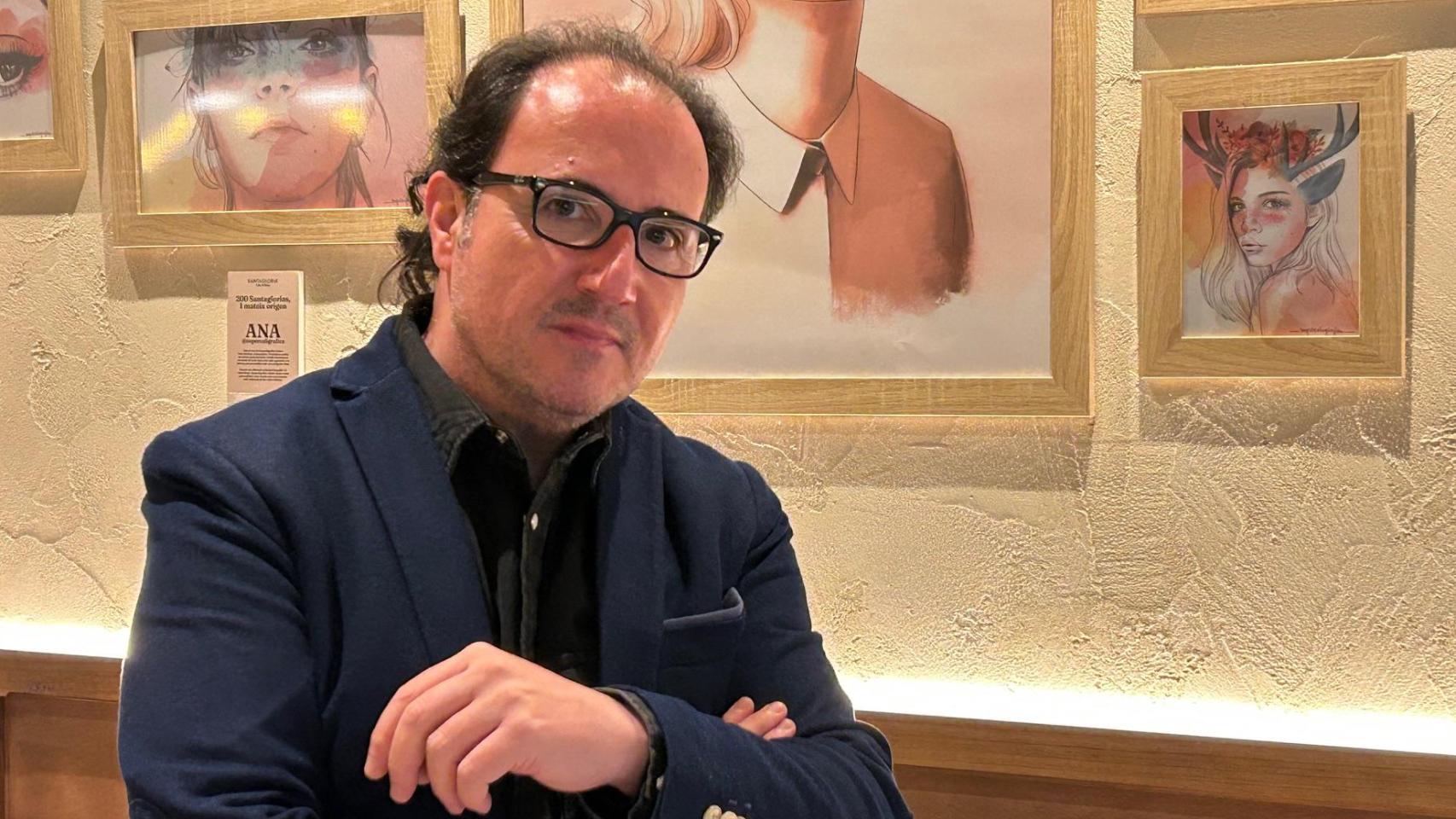 David Escamilla, coautor, junto con Denis Blanchard-Dignac, de '2053: una odisea en Barcelona'