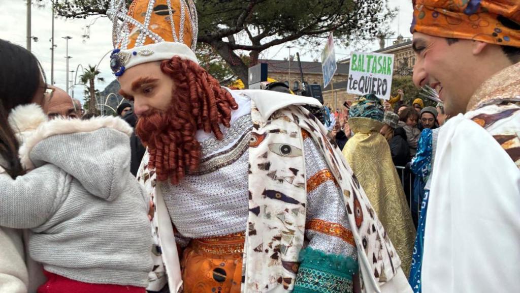 El 'conseller' Dalmau, vestido de Rey Gaspar