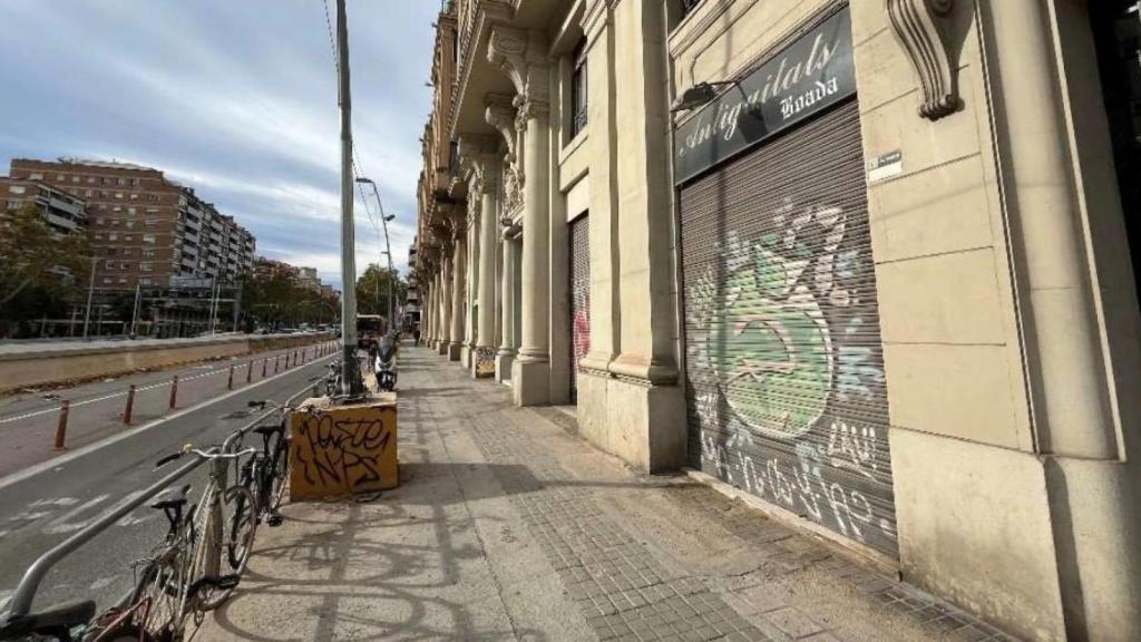 Estat actual d'un lateral de Gran Via