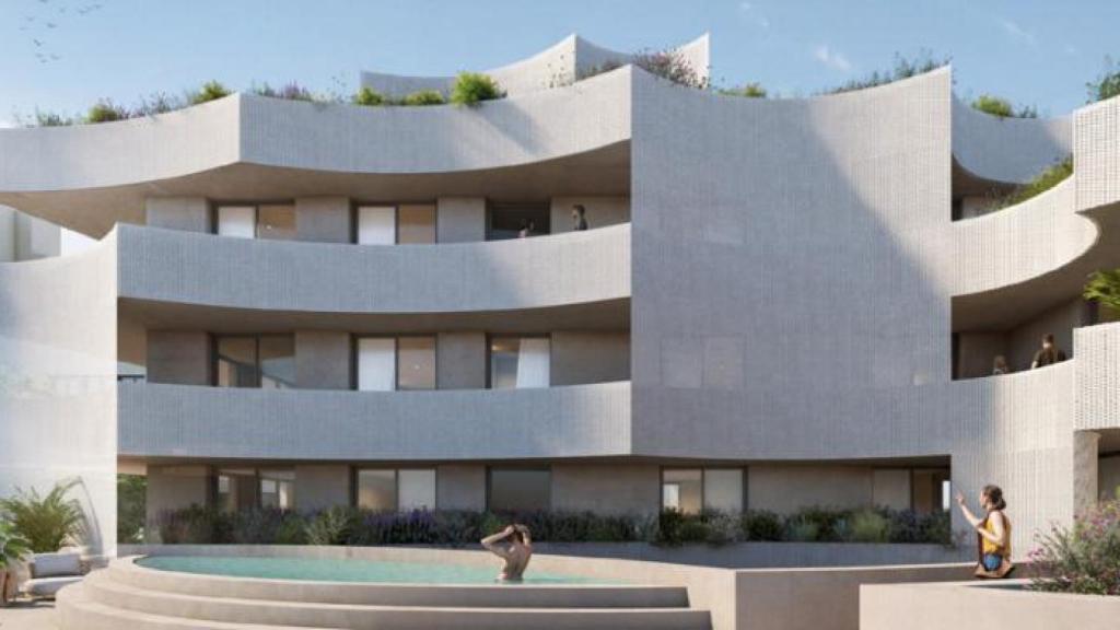 Render dels nous pisos a l'antiga Fàbrica Riba de Sabadell