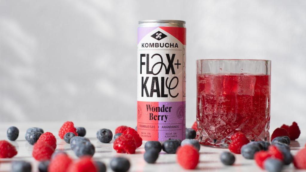 Kombucha fabricada por Flax & Kale