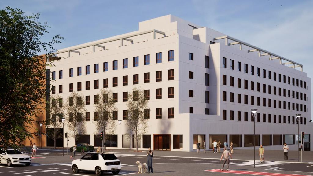 Render de la residencia de estudiantes que abrirá en Badia del Vallès en 2028