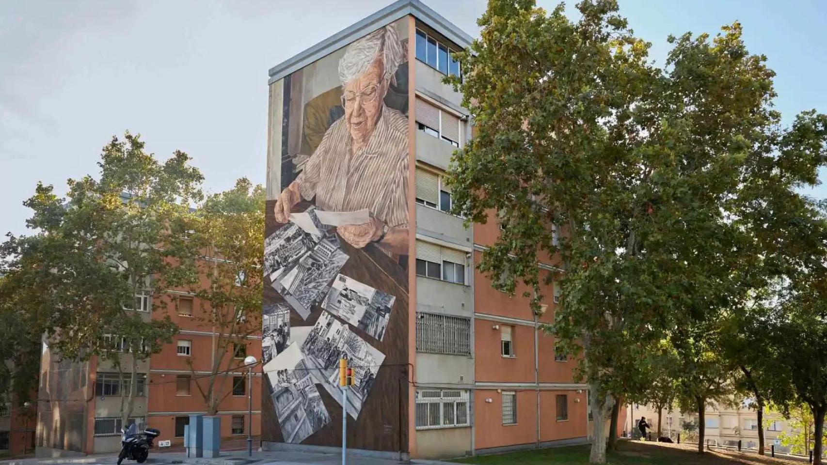 Obra 'Memoria viva de Nou Barris', de Mariana Duarte