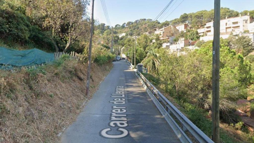 El carrer Llerona en imatge d'arxiu