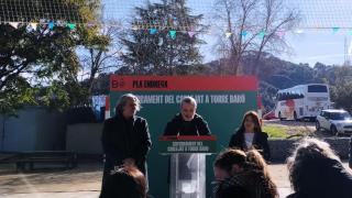 Marcé, Collboni y Ortíz en rueda de prensa este jueves