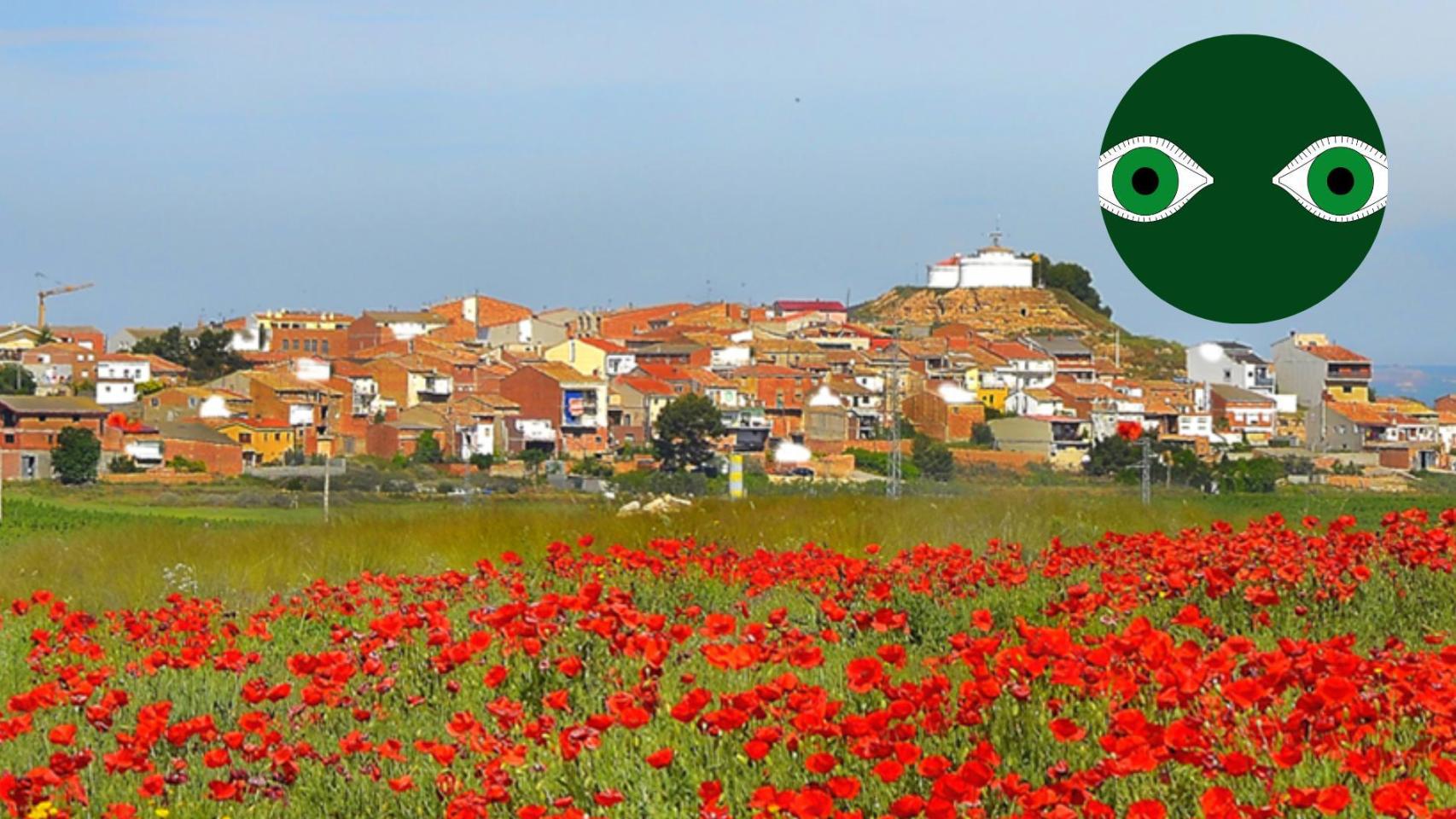 Los ojos que observan desde el mástil: el enigma de la bandera de un pueblo de Cataluña con 310 habitantes