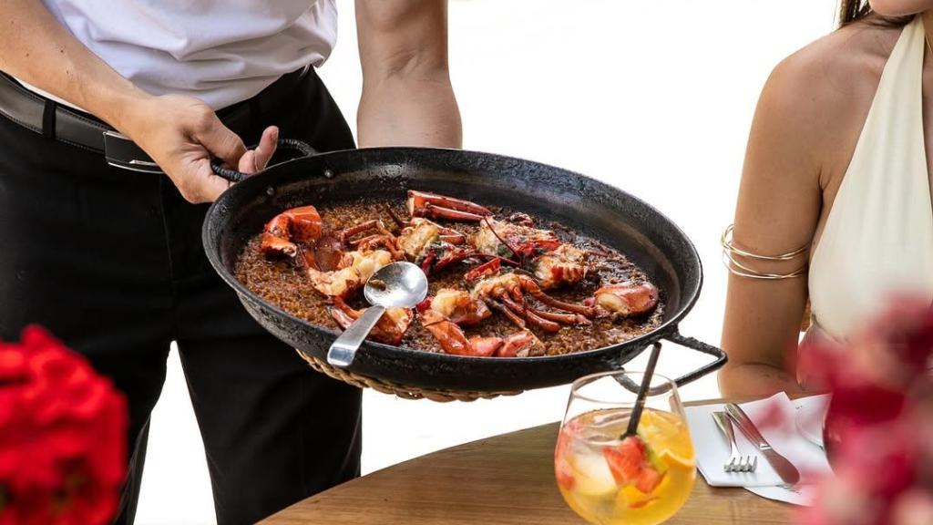 Arroz de bogavante del restaurante Cachitos Diagonal