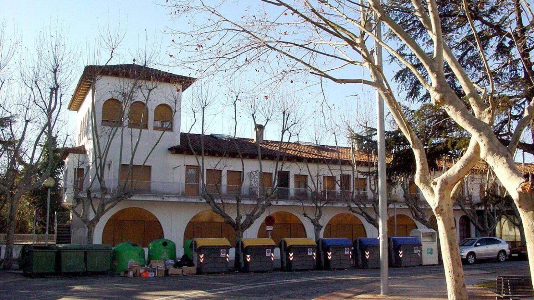 La plaza del Pi en Bellaterra