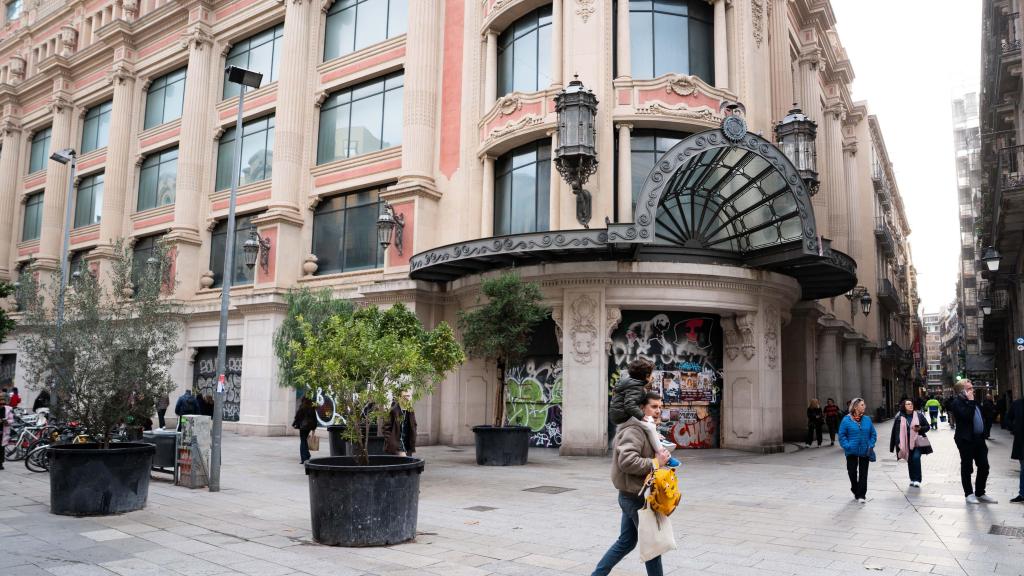 Edificio donde estaba El Corte Inglés en Portal de l’Àngel