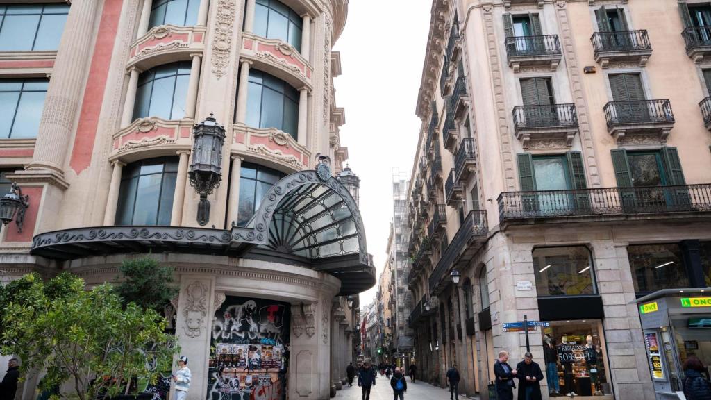 El paseo de Gràcia de Barcelona