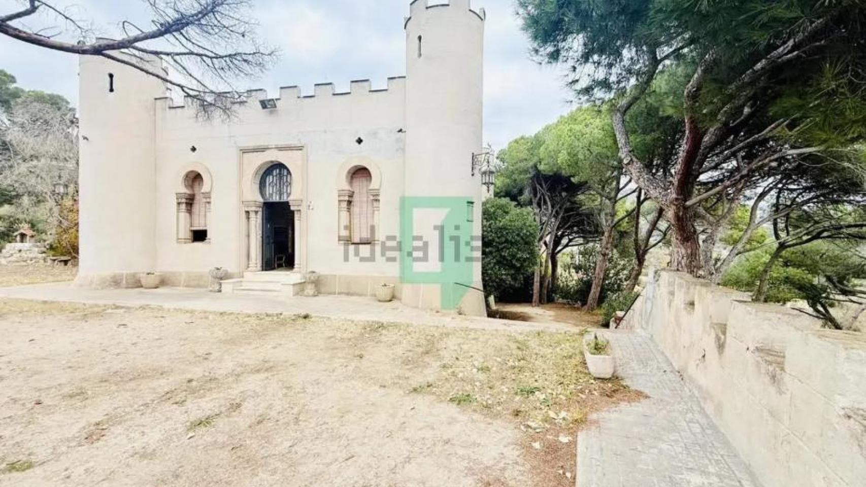 Castillo neoárabe en Badalona que está a la venta