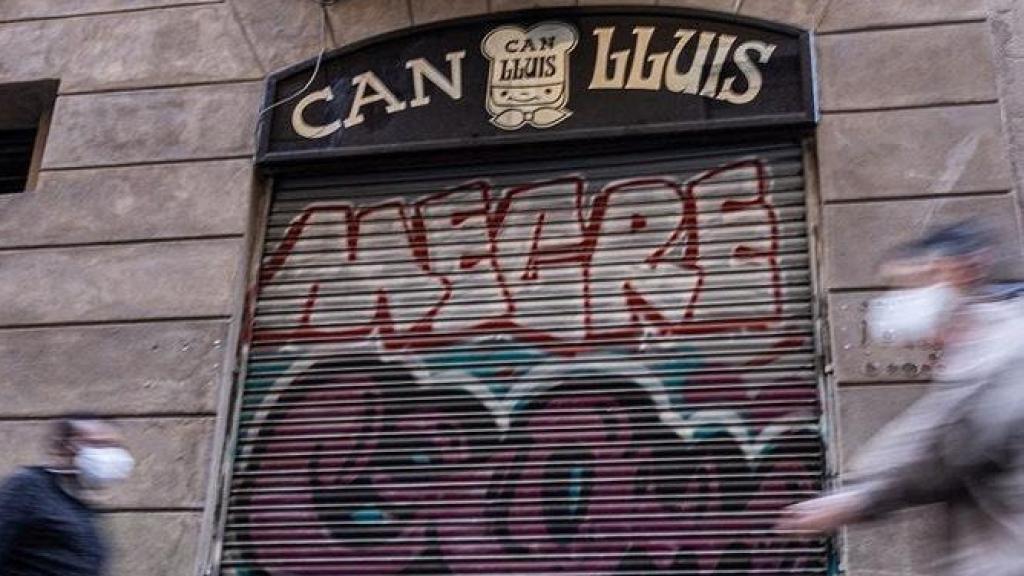 Restaurante Can Lluis de El Raval cerrado