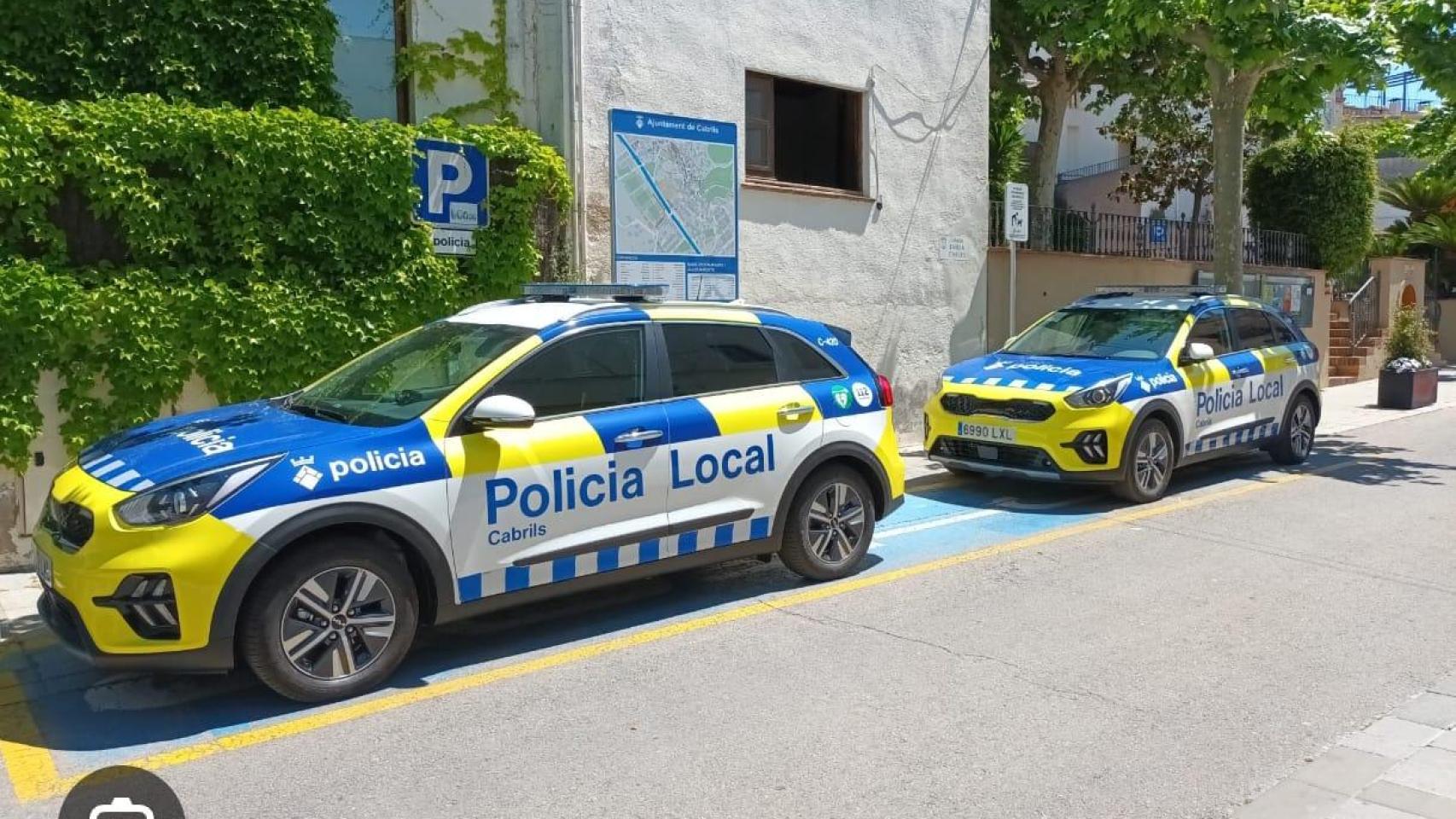 Vehículos de la Policía Local de Cabrils