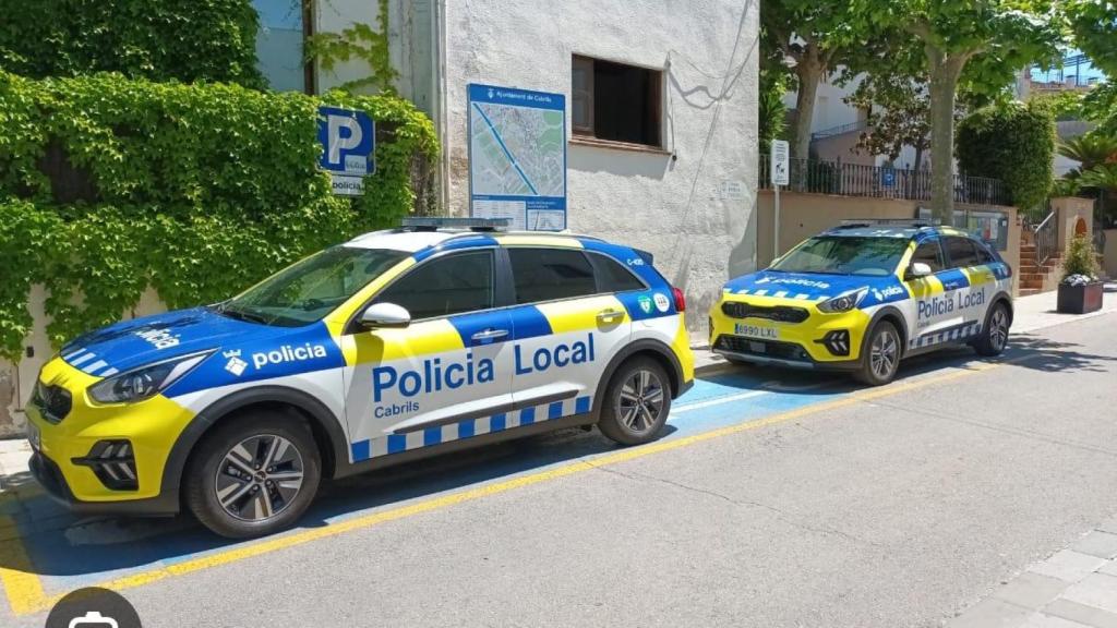 Vehículos de la Policía Local de Cabrils