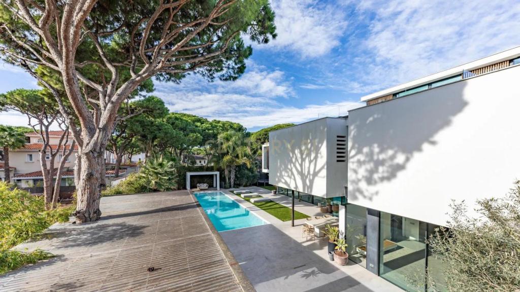 La piscina de la casa de Marc Bartra en una imagen de archivo