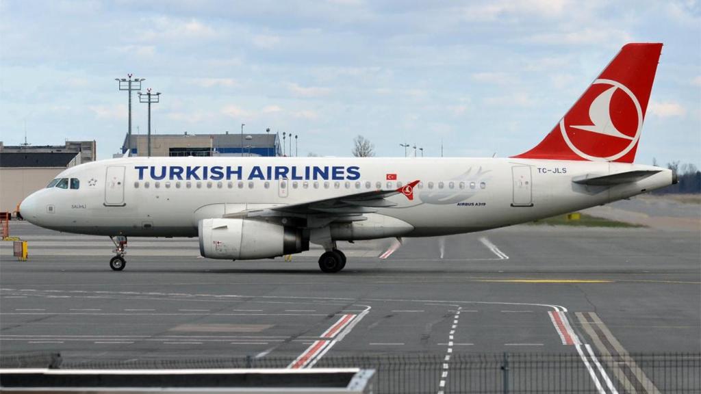 Imagen de archivo de un avión de Turkish Airlines