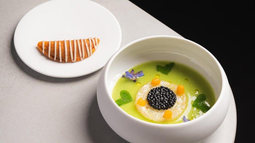 Un plat del Restaurant MAE Barcelona