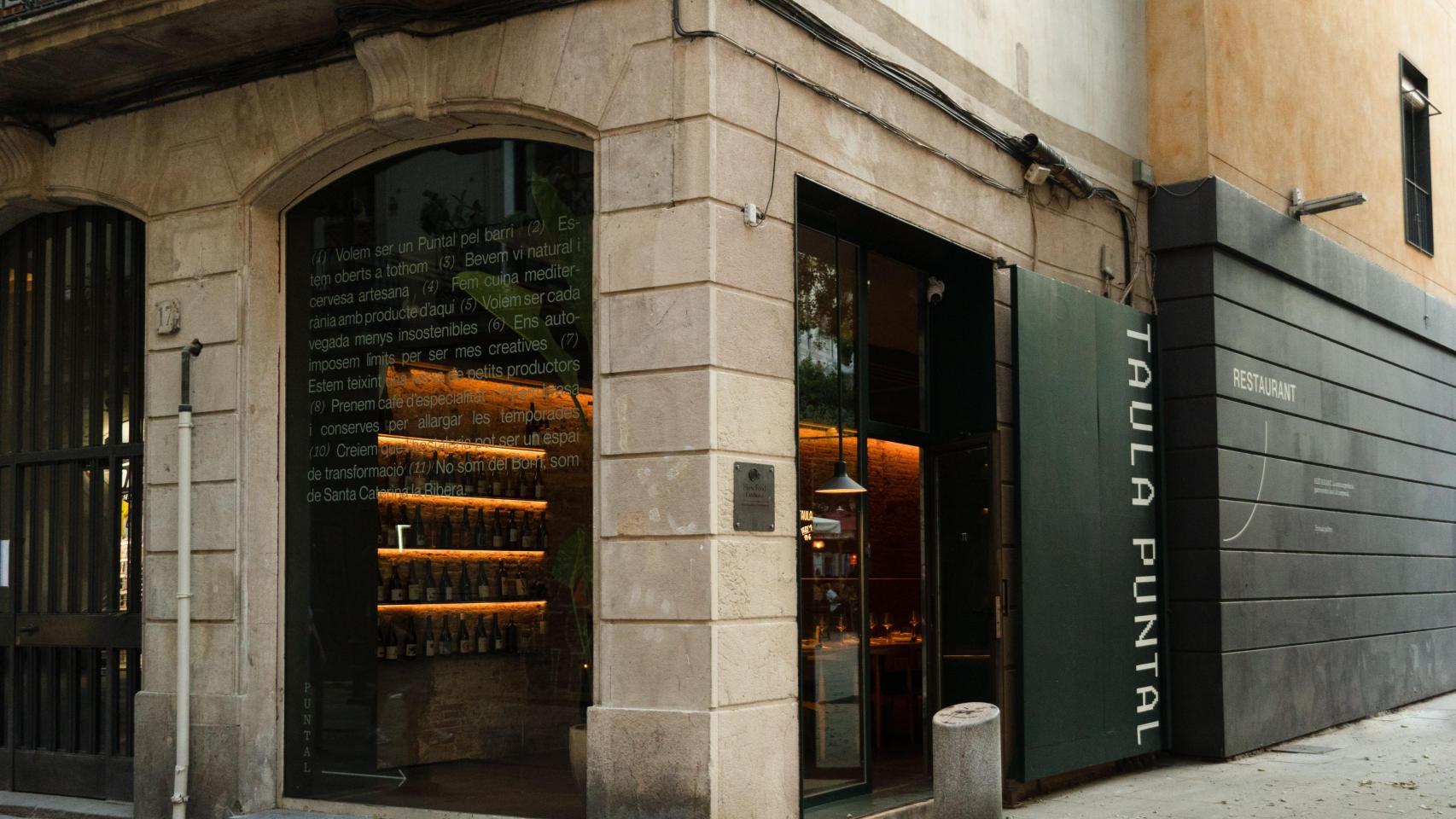 El restaurante Taula Puntal de Barcelona en una imagen de archivo