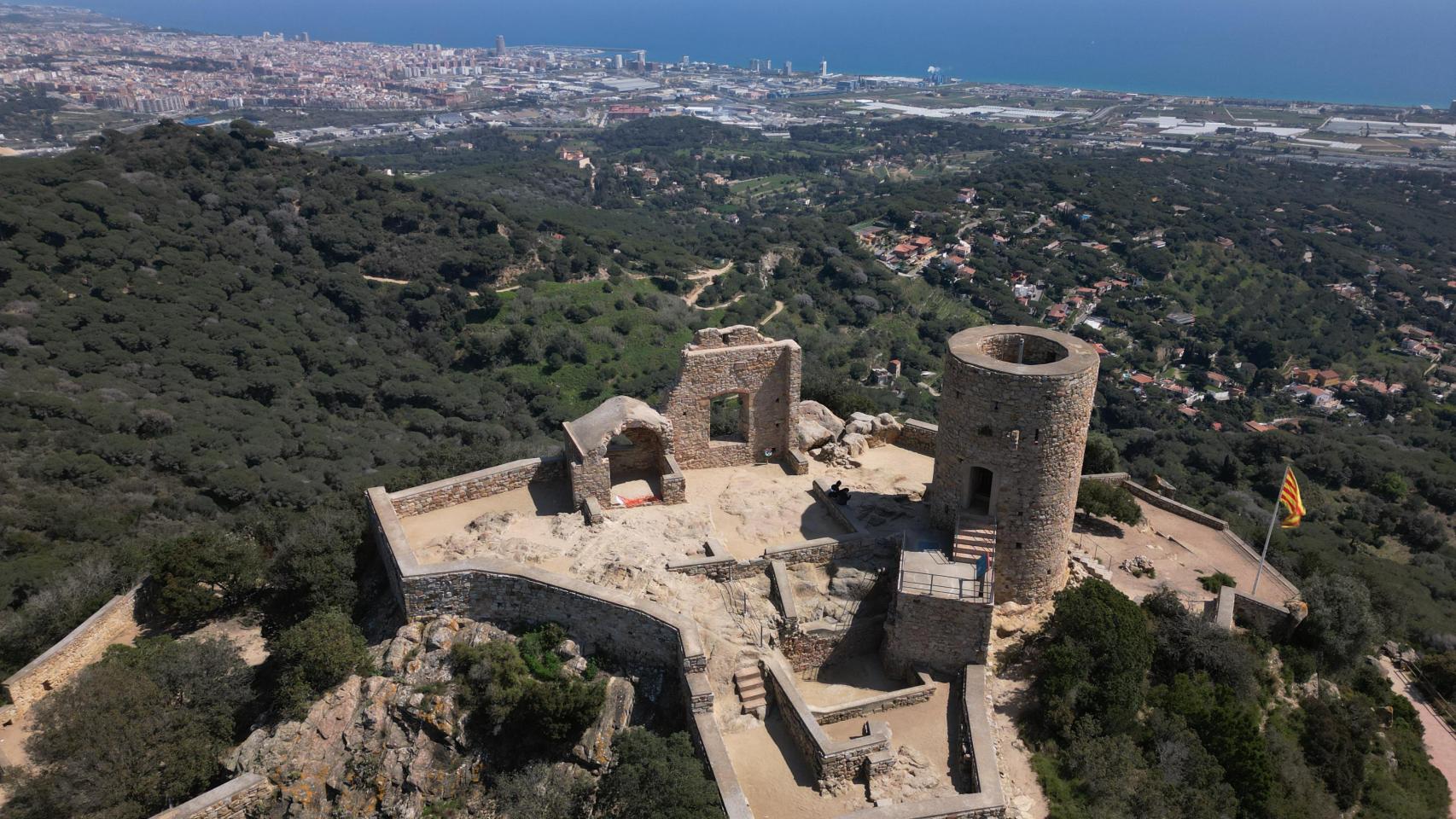 El castillo de Burriac en una imagen de archivo