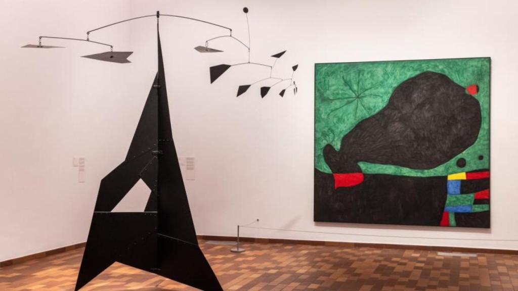 Salas de la exposición Miró y los Estados Unidos, comisariada per Marko Daniel, Matthew Gale i Dolors Rodriguez Roig