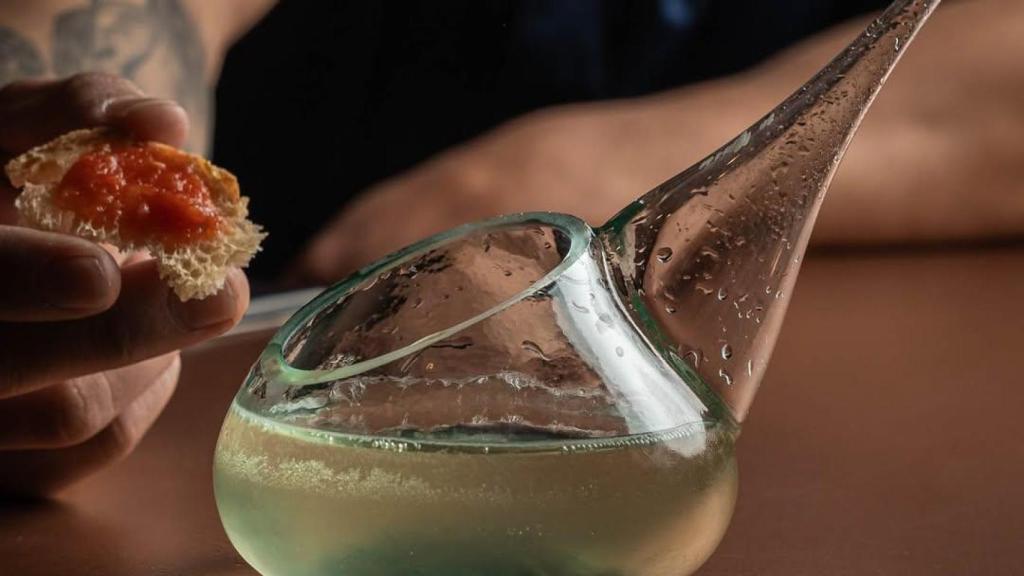 Un plato del Restaurant Bornès de Barcelona