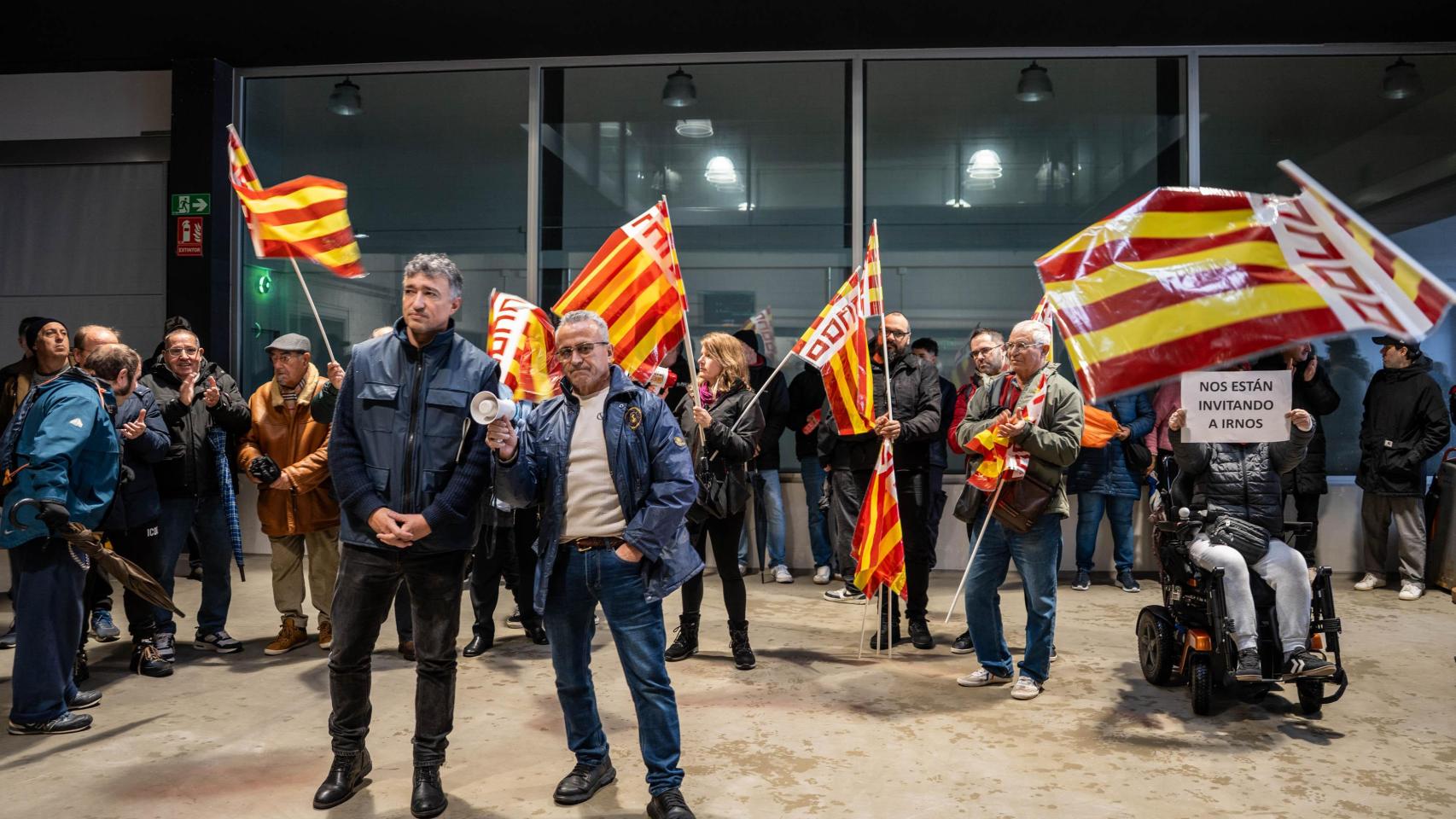 Manifestación de pescadores