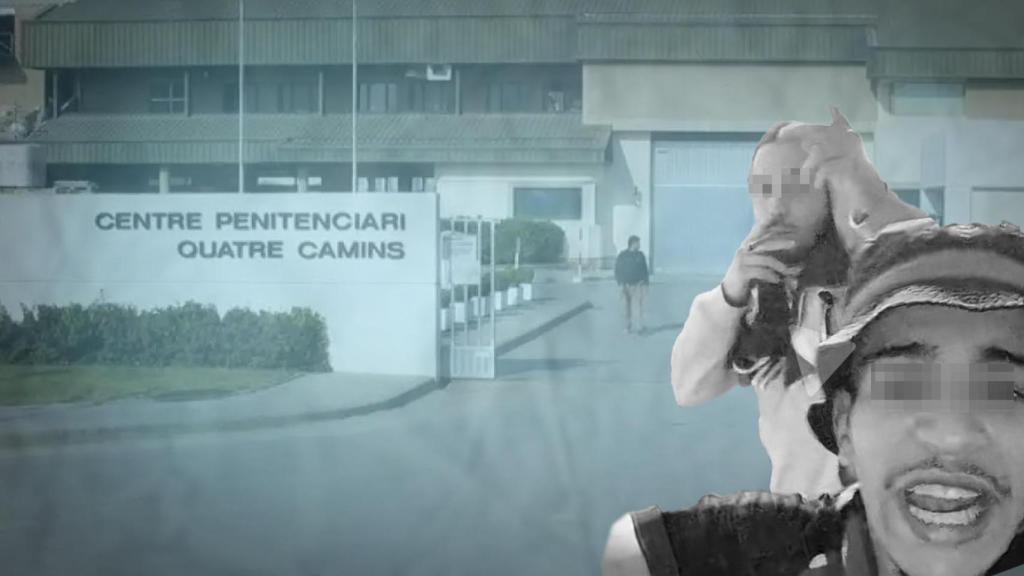 Fotomontaje de dos presos de Quatre Camins