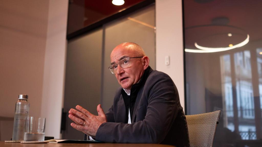 Ferran Falcó durant l'entrevista amb Metrópoli